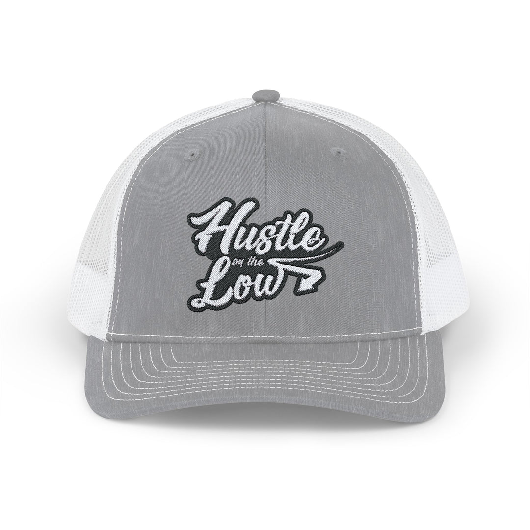 Hustle On the Low Snapback Trucker Cap