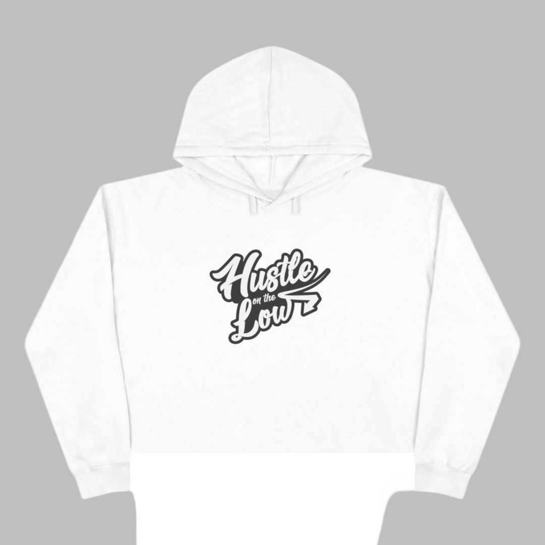 Hustle On the Low Crop Hoodie