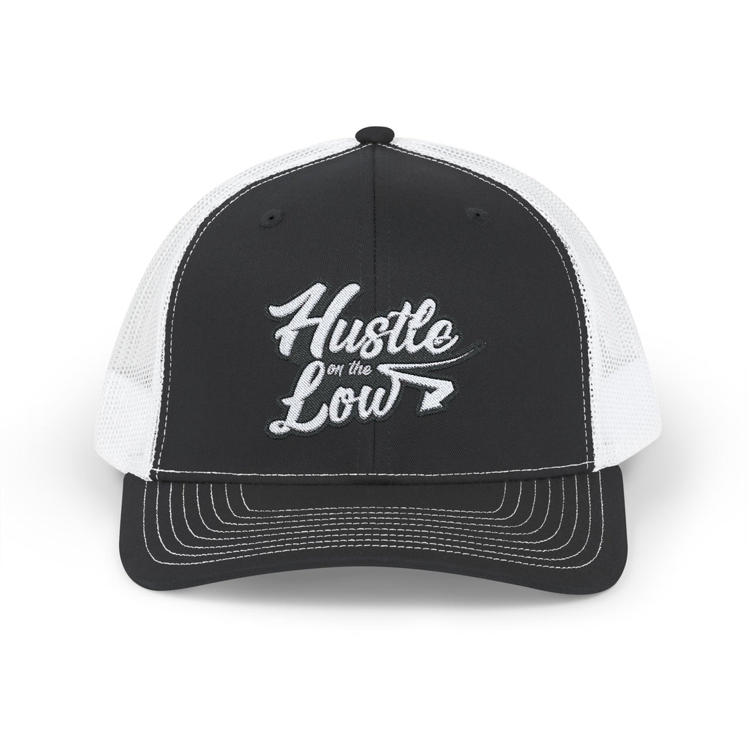 Hustle On the Low Snapback Trucker Cap