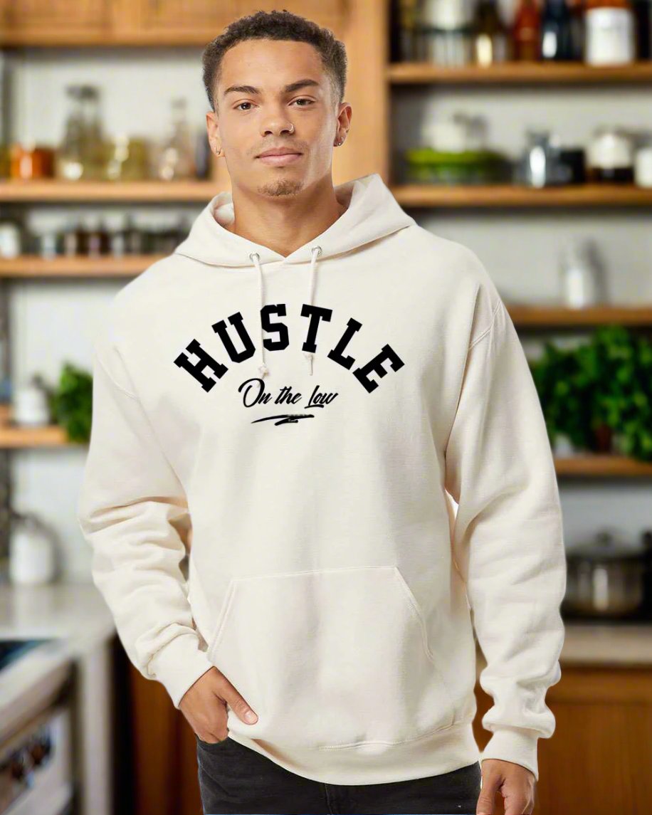 Cream Hustle On The Low -2024 Heather Cream Hoodie