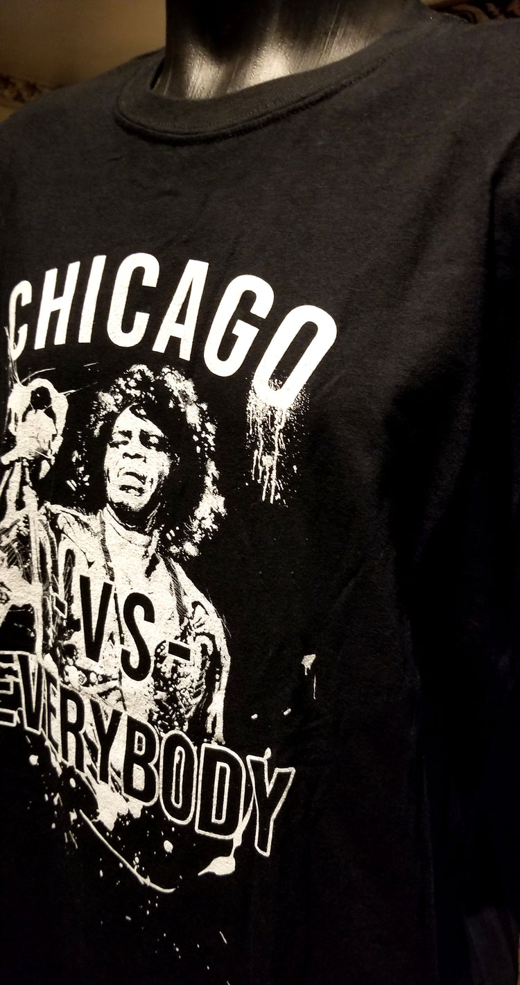 Chicago VS Everybody Black T-Shirt - GETILL1