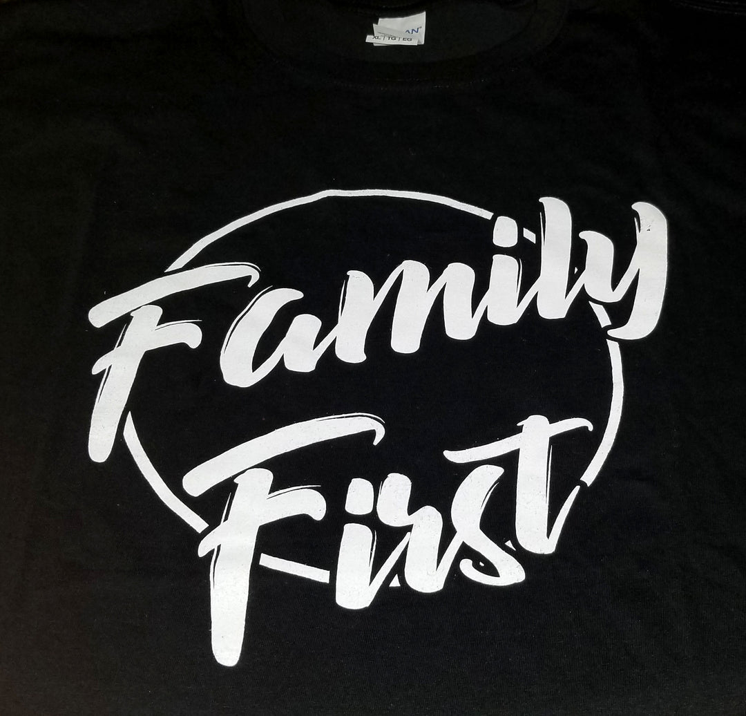 Family First - Black T-shirt - GETILL1