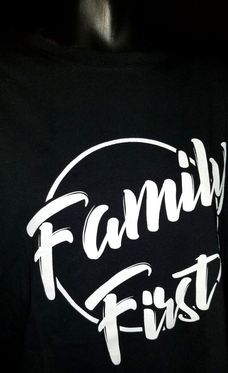 Family First - Black T-shirt - GETILL1