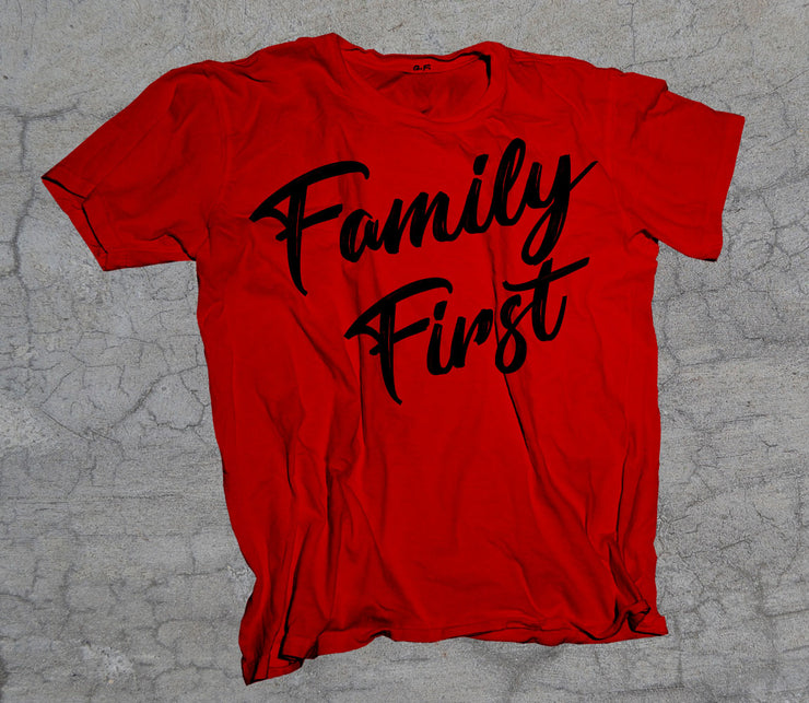 Family First - Red T-shirt