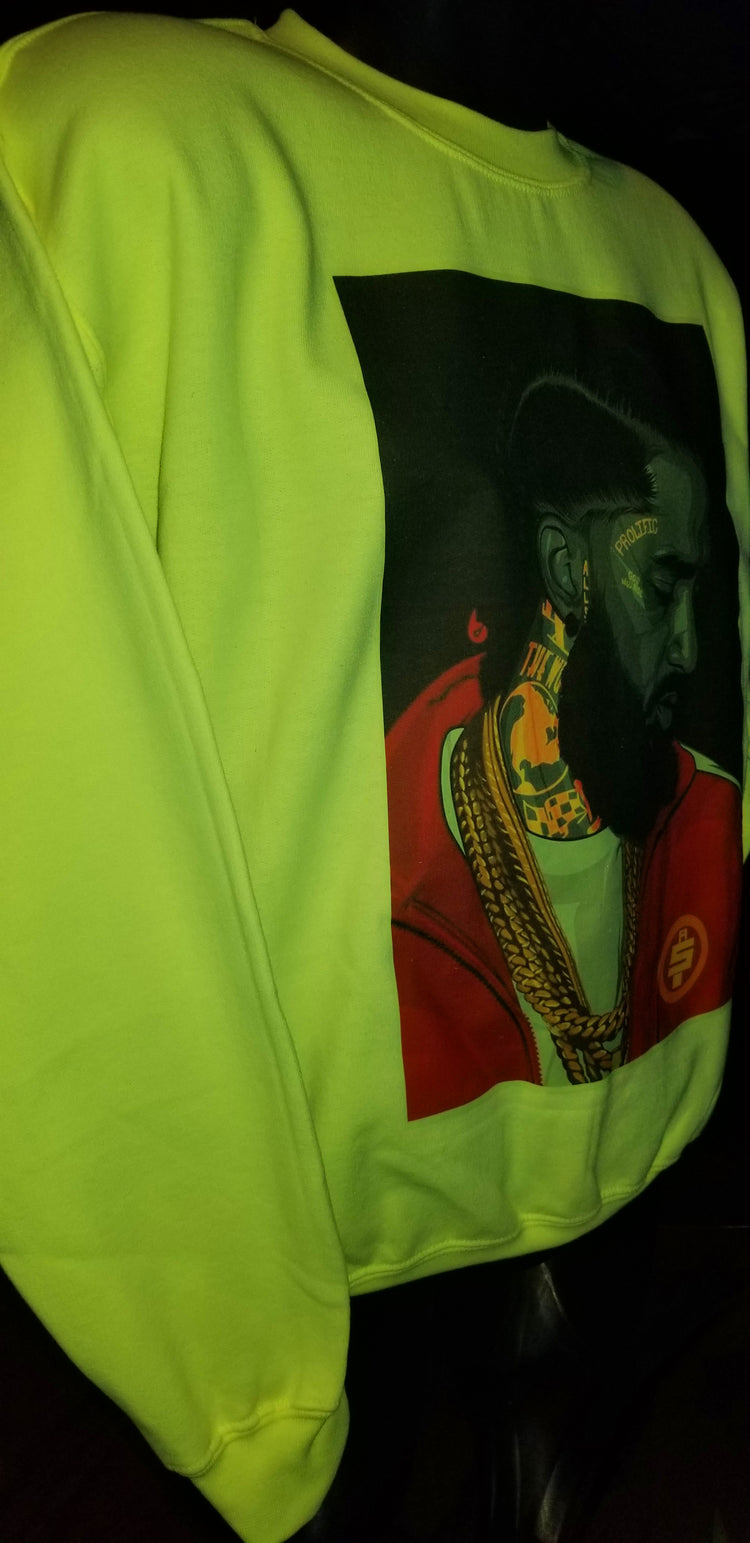 Nipsey Neon Sweatshirt - GETILL1