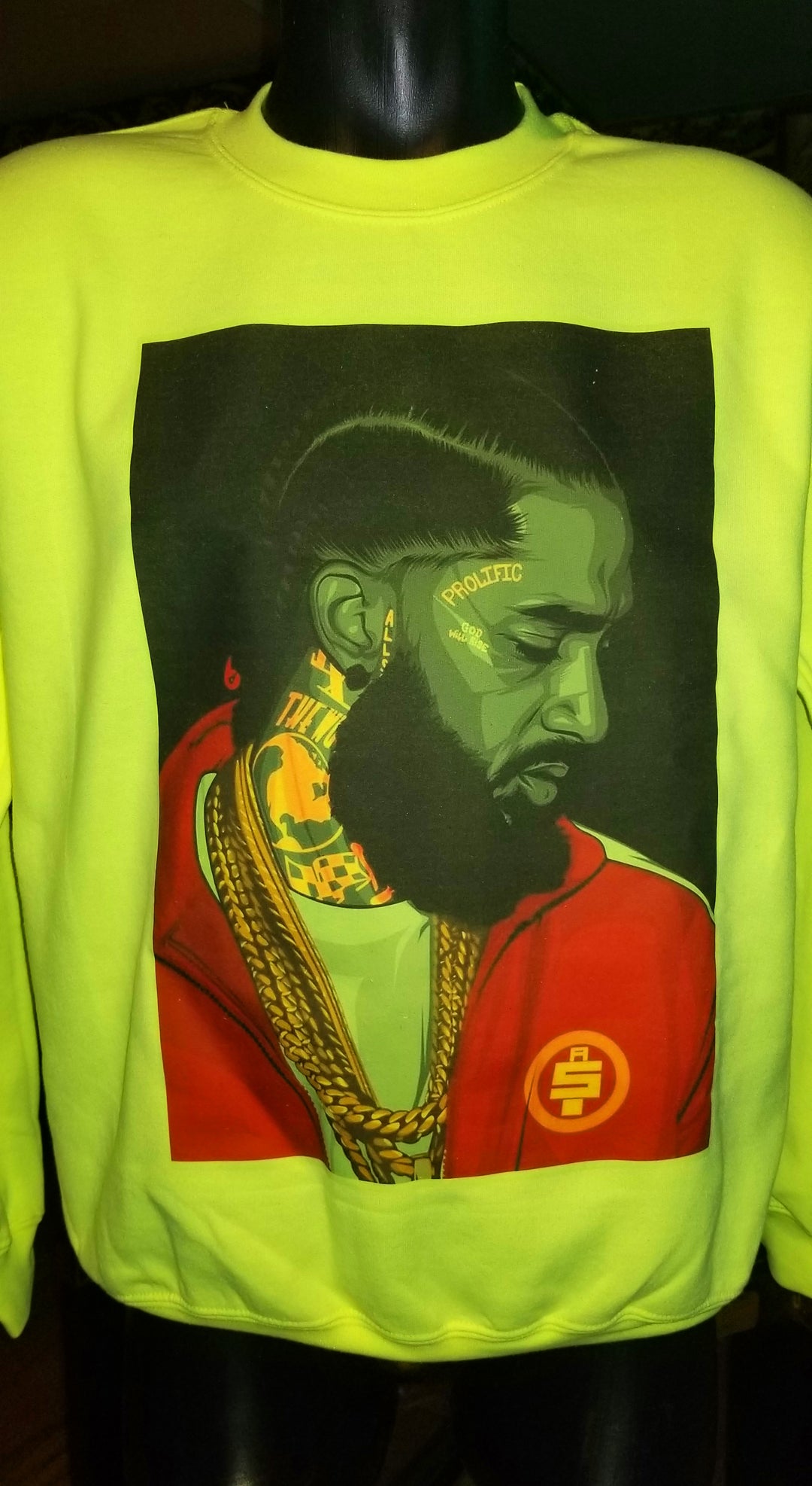 Nipsey Neon Sweatshirt - GETILL1